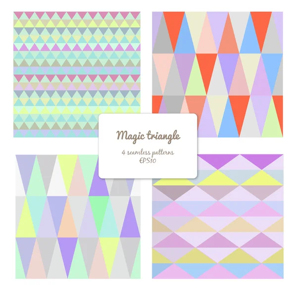 Triangles multicolores — Image vectorielle