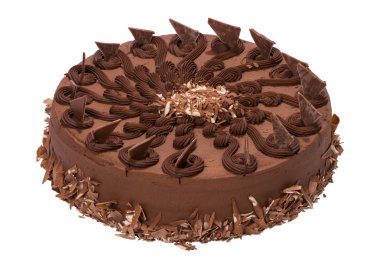 fırfır süslü çikolata torte - pasta