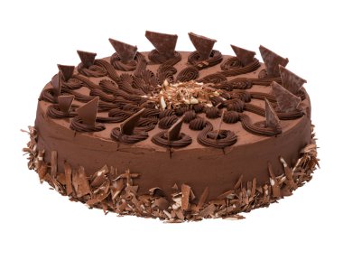 fırfır süslü çikolata torte - pasta