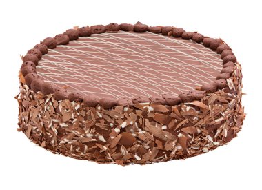 iyi sütlü çikolata torte - çizgili top kek