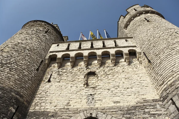 Steen zamek w Antwerpii, Belgia — Zdjęcie stockowe