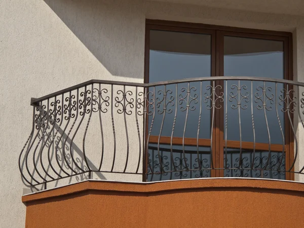 阳台栏杆的铁 — 图库照片