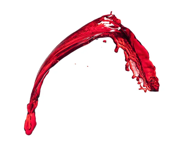 Splashes of red transparent liquid — Stock Photo, Image