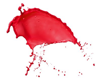 pembe sıvı sıçrama