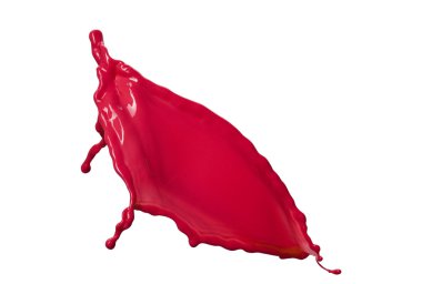 pembe sıvı sıçrama