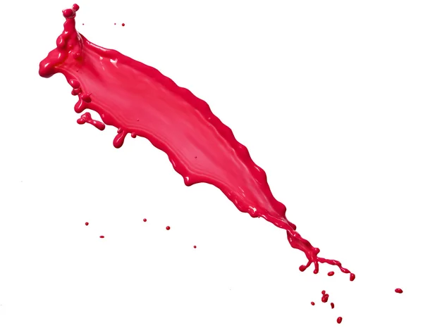 Respingo líquido rosa — Fotografia de Stock
