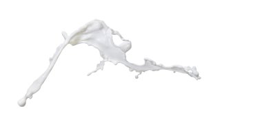 beyaz süt beyaz zemin üzerine izole