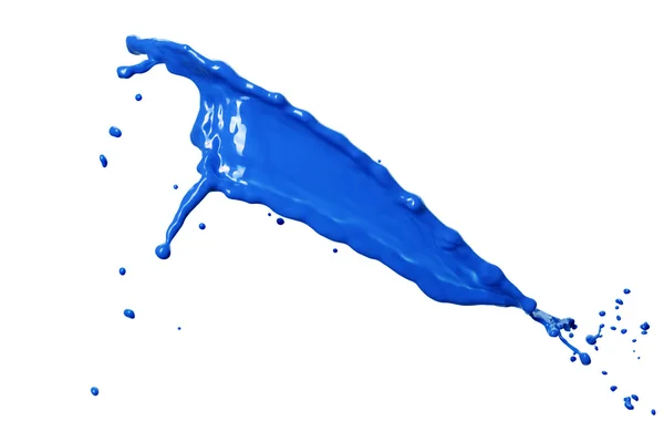 Salpicadura líquida azul — Foto de Stock