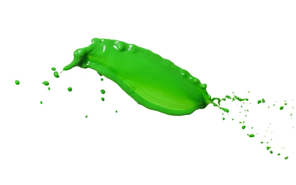 Green liquid splash — Stock Photo, Image