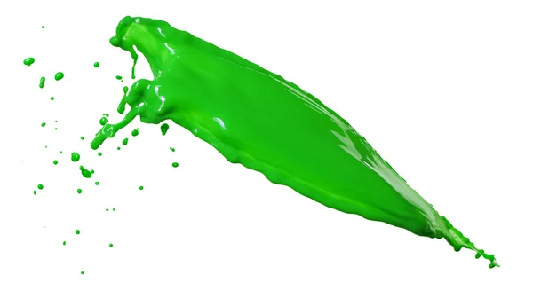 Green liquid splash — Stock Photo, Image