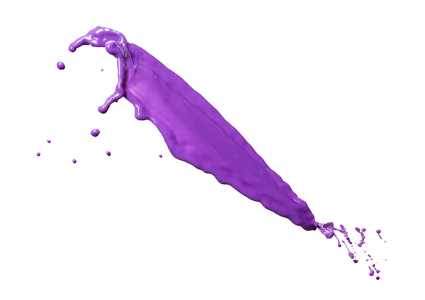 Fioletowy płyn rozchlapać — Zdjęcie stockowe