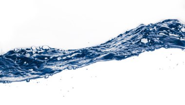 su sıçrama üzerinde beyaz izole. su formu fışkırması yakın çekim