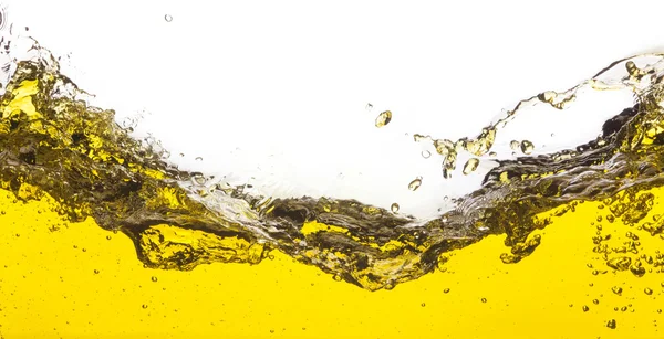 Абстрактне зображення розлитої нафти. На білому тлі . — стокове фото