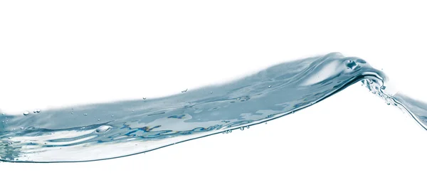 흰색 스플래시 절연 물입니다. 물 폼의 스플래시의 클로즈업 — 스톡 사진