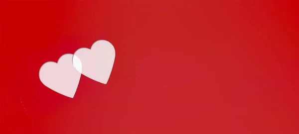 Fondo San Valentín Con Patrón Corazón Adecuado Para Tarjetas Felicitación — Foto de Stock