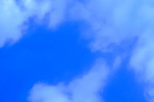 Blurred Blue Sky White Clouds Seamless Outdoor Background High Resolution — Stock Photo, Image