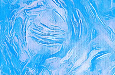 Soyut sanat geçmişi. Renkli tuvalin fırça darbeleri desenli, modern dijital sanat. 