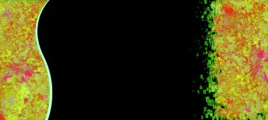 Sosyal medya, posterler, çevrimiçi reklamlar ve yaratıcı grafik tasarımınız vs. için yatay afiş arkaplanı.