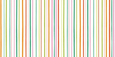 Çizgili arka plan pankartı. Elle çizilen organik dikey çizgilerin kusursuz tekrarlanan sınırı.