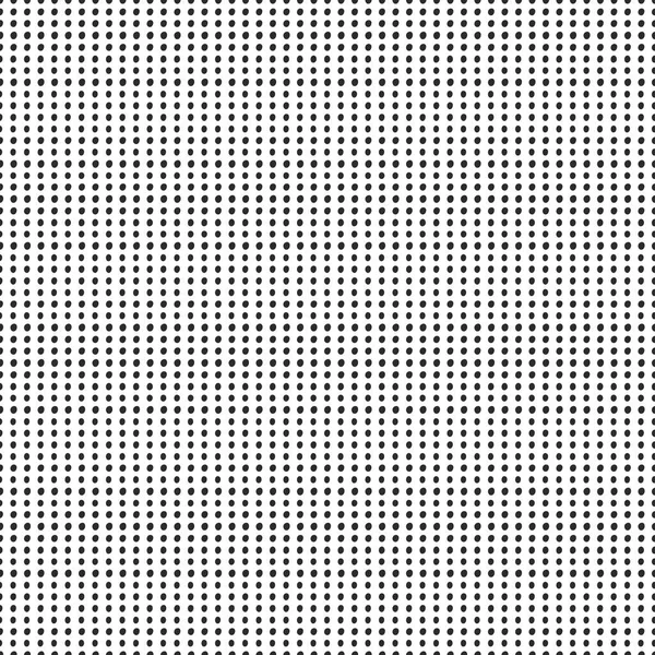 Dot Pattern Background Vector Seamless Repeat Grid Design Resource Black — Vettoriale Stock