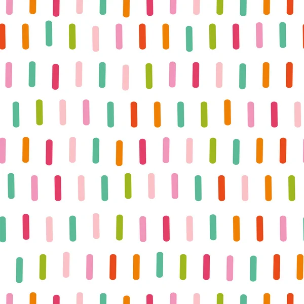 Abstract Striped Background Pattern Bright Fun Vector Seamless Repeat Lines – stockvektor