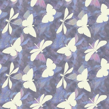 Kusursuz botanik desen. Soyut bir arka planda variller ve yapraklar. Tasarım, baskı, baskı, duvar kağıdı, ambalaj kağıdı için parlak arkaplan.