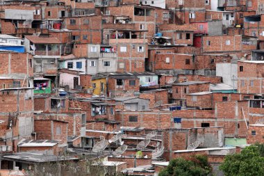 gecekondu, yoksulluk içinde mahalle sao paulo