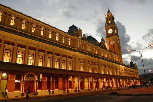 Estación de tren en Sao Paulo, Brasil — Foto de Stock