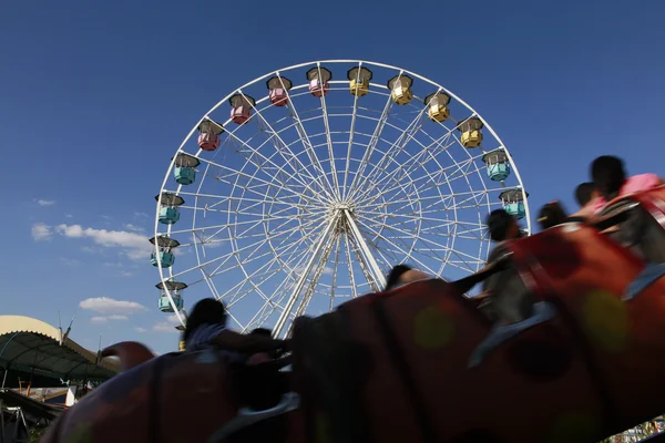 Giant wheels — Stock Photo, Image