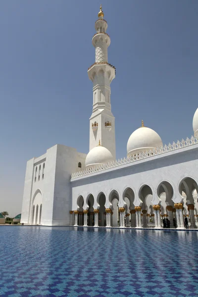 Sjeik zayed grote moskee abu dhabi — Stockfoto