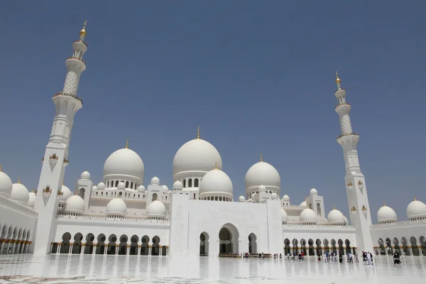 Šejk zayed velká mešita abu dhabi — Stock fotografie