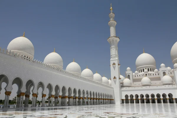 Šejk zayed velká mešita abu dhabi — Stock fotografie