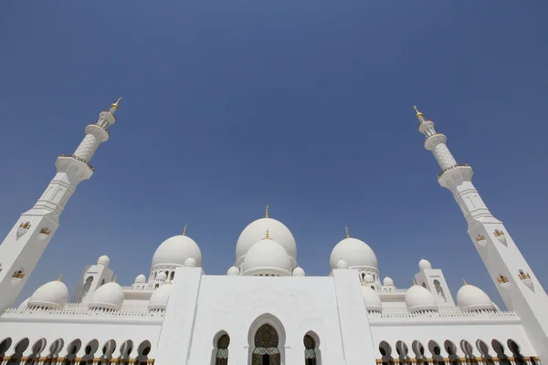 Sjeik zayed grote moskee abu dhabi — Stockfoto