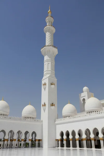 Sjeik zayed grote moskee abu dhabi — Stockfoto