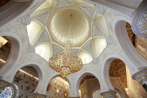 Sceicco zayed grande moschea abu dmbH — Foto Stock
