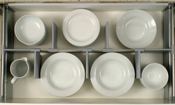 Drawer in a modern kitchen — Stock Photo, Image