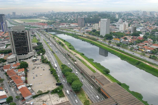 São paulo, a cidade mais importante do brasil — Fotografia de Stock