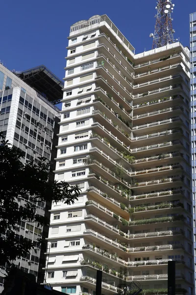 Bina Paulista Avenue Sao Paulo Brezilya — Stok fotoğraf