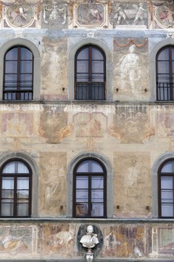 house'nın Floransa, toscany, fresk ile dekore edilmiştir ben