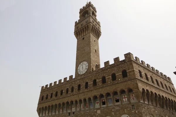 Palazzo Vecchio en Florencia, Toscana, Italia . —  Fotos de Stock