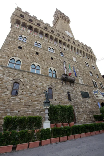 Palazzo Vecchio en Florencia, Toscana, Italia . — Foto de Stock