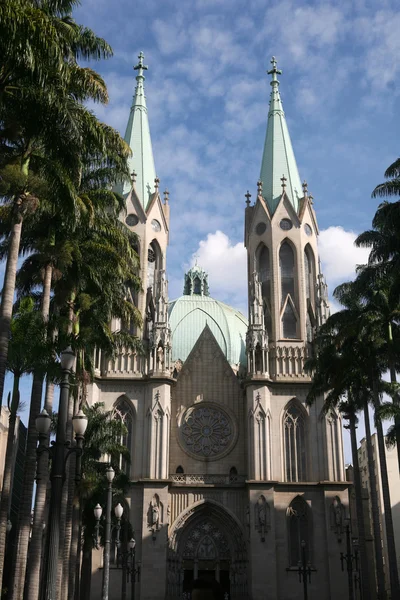 Domkyrkan Sao Paulo Brasilien — Stockfoto