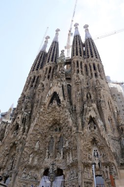 la sagrada familia Antoni tarafından tasarlanmış, Barcelona gaudi.
