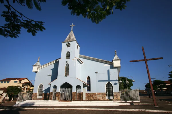 Παλιά Εκκλησία Στην Minas Gerais Βραζιλία — Φωτογραφία Αρχείου