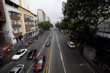 transit şehir merkezinde, caracas, venezuela