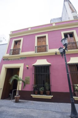 Caracas, Venezuela - 08 Mayıs 2014 - evi Simon Bolivar 1802, şehir Caracas, Venezuela