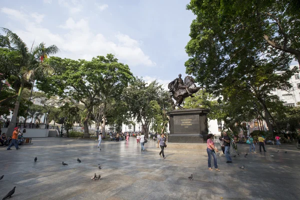 Statua Simon Bolivar Caracas Wenezuela — Zdjęcie stockowe