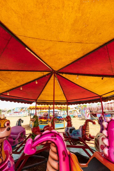 Carrousel Een Arm Pretpark Het Platteland Van Brazilië — Stockfoto
