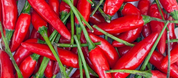 Nahaufnahme Eines Stapels Brasilianischen Roten Paprika Der Auf Portugiesisch Als — Stockfoto