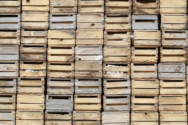 Texture Pile Box Wood Transport Fruits Market Brazil — Stockfoto